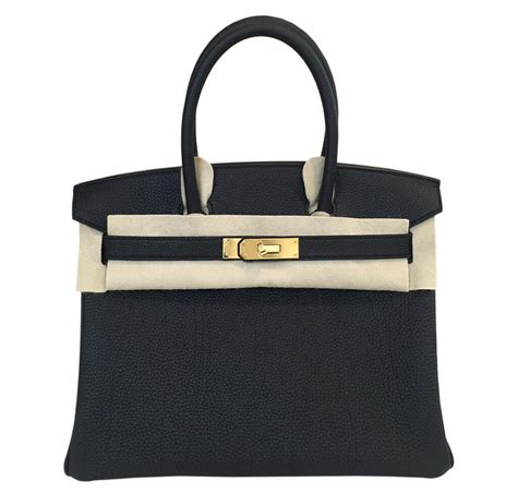 hermes 30 nave|HERMES Togo Birkin 30 Black 1523261.